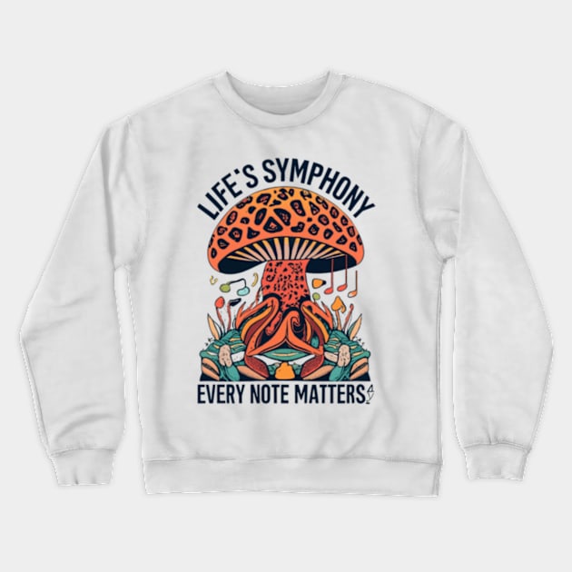 Life symphony Crewneck Sweatshirt by designe stor 